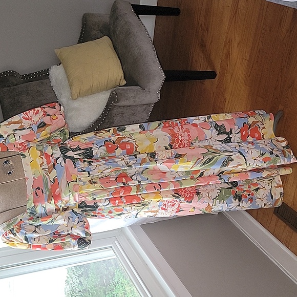 Nobodys Child Pastel Floral Nova Smock Midi Dress - Picture 5 of 10